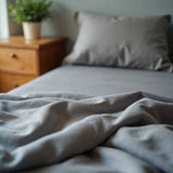 ROYAL COMFORT 2000TC BAMBOO COOLING SHEET SET 4 PIECE - MID GREY - QUEEN