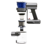 MYGENIE H20 PRO WET MOP 2-IN-1 CORDLESS STICK VACUUM BLUE