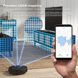 MYGENIE LASER SONIC AI ROBOTIC VACUUM AND MOP - BLACK