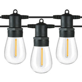 LUMIFX 10 BULB OUTDOOR FESTOON LIGHTS 8 LIGHTING EFFECTS 10 METRES WARM WHITE