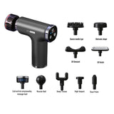 Fitsmart Fire and Ice heating and cooling massage gun with 9 speeds up to 3200rpm