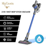 MYGENIE H20 PRO WET MOP 2-IN-1 CORDLESS STICK VACUUM BLUE