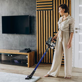 MYGENIE H20 PRO WET MOP 2-IN-1 CORDLESS STICK VACUUM BLUE