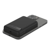 BELKIN Boost Charge 5K mAh Magnetic Wireless Power Bank + USB-C Cable + Stand - Black (BPD004btBK)