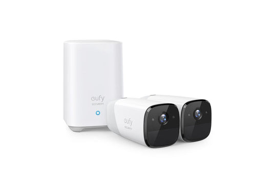 EUFY SECURITY CAM 2 PRO 2K CORE SECURITY KIT 2PACK PLUS HOMEBASE 2 UNIT  (A-GRADE-REFURB)