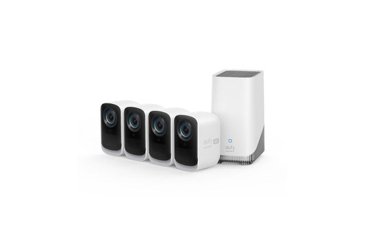 EUFY SECURITY EUFYCAM 3C (S300) 4 PACK PLUS HOMEBASE 3
