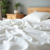 ROYAL COMFORT 2000TC BAMBOO COOLING SHEET SET 3 PIECE - WHITE - QUEEN