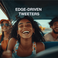 INFINITY PRIMUS 6510CS 6-1/2" COMPONENT SPEAKERS SYSTEM POWER HANDLING 80 WATTS RMS - 2.7 OHM