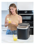 KITCHEN COUTURE COMPACT BENCHTOP ICE MAKER 1.2L - BLACK