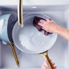 GREENPAN PADOVA CERAMIC 2PC OPEN FRYPAN SET 24/30CM SMOKEY BLUE