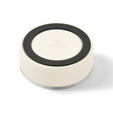 Charlie's Duro Double Wall Stainless Steel Dog Bowl With Removable Slow Feeder Attachment Cream