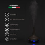 MILANO DECOR ULTRASONIC AROMA DIFFUSER - DARK WOOD