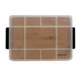 FARBERWARE SNACKLEBOX BAMBOO BOARD AND STORAGE BOX 30X40.5CM