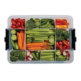 FARBERWARE SNACKLEBOX BAMBOO BOARD AND STORAGE BOX 20X32CM