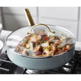 GREENPAN PADOVA CERAMIC COVERED SAUTÉ PAN 28CM/3.6L SMOKEY BLUE