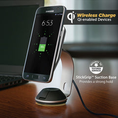 SCOSCHE WIRELESS CHARGING MAGNETIC MOUNT FOR HOME/OFFICE (INTERNATIONAL)