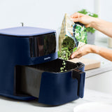 GREENPAN BISTRO CERAMIC AIRFRYER 7.2L WITH REMOVABLE BASKET OXFORD BLUE