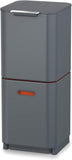 JOSEPH JOSEPH Totem Compact 40L Waste Separation and Recycling Bin - Graphite