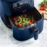 GREENPAN BISTRO CERAMIC AIRFRYER 7.2L WITH REMOVABLE BASKET OXFORD BLUE
