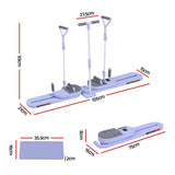 Everfit Abdominal Trainer Machine Core Glider Split Home Gym Equipment Purple