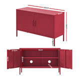 Artiss Buffet Sideboard Metal Cabinet - BASE Pink