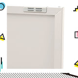 Artiss Buffet Sideboard Metal Cabinet - BASE White