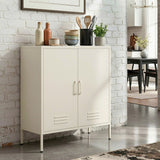 Artiss Buffet Sideboard Metal Cabinet - SWEETHEART White