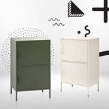 Artiss Buffet Sideboard Metal Cabinet - DOUBLE Green