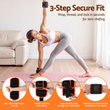 Everfit Adjustable Ankle Weights, 1 Pair (0.9-4.55Kg) Removable Sandbags for Women & Men, Wrist Weights & Leg Weights for Home Gym, Pilates, Walking, Strength Training