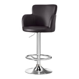 Artiss 4x Bar Stools Swivel Kitchen Chairs Gas Lift Adjustable PU Leather Brown