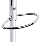 Artiss Bar Stools Gas Lift Leather w/Armrest Black