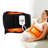 Livemor Back Massager for Sciatica Relief, Airbag Traction and Heat Lumbar Support Belt, 124cm