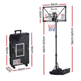 Everfit Portable Basketball Hoop System Adjustable Full Foldable Stand 2.07m