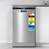 Devanti 10 Place Settings Freestanding Dishwasher Silver