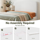 Artiss Queen Headboard for Bed Frame Boucle Fabric No-Assembly Vacuum Compressed Soft Backrest with Removable Washable Cover 172cm Wide