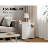 Devanti 48L bar fridge with chiller compartment white