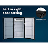 Devanti 95L bar fridge black