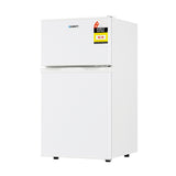 Devanti 85L bar fridge with mini freezer compartment, white