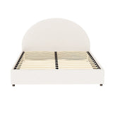 Artiss Bed Frame Gas Lift Strorage Beds Base Platform Boucle Fabric Queen ELLA