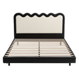 Artiss Queen Bed Frame, Floating Design with RGB LED and USB Charging