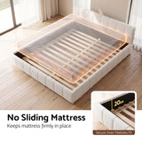 Artiss Queen Bed Frame with Charging, LED Lights & Tufted Headboard