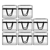 Artiss Blanket Storage Bags 8Pcs 40L PVC Box Clothes Doona Moving Organiser