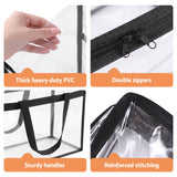 Artiss Blanket Storage Bags 8Pcs 40L PVC Box Clothes Doona Moving Organiser