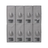 Artiss Bed Sheet Organisers Box Set 8Pcs Storage King Size Bedding Foldable Grey