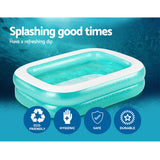 Bestway Kids Pool 200x146x48cm Inflatable Above Ground Swimming Pools 450L