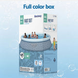 Bestway 457cm Swimming Pool Inflatable Above Ground Round Pools w/ Filter Pump