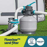 Bestway Pool Pump Sand Filter 2200GPH 8327L/H Pools Flowclear Filters
