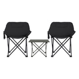 Weisshorn 3pc Camping Table Chair Set Outdoor Folding Aluminium Portable Picnic