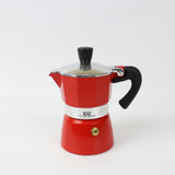COFFEE CULTURE RED COFFEE MAKER - 6 CUP