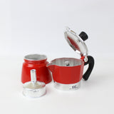 COFFEE CULTURE RED COFFEE MAKER - 6 CUP